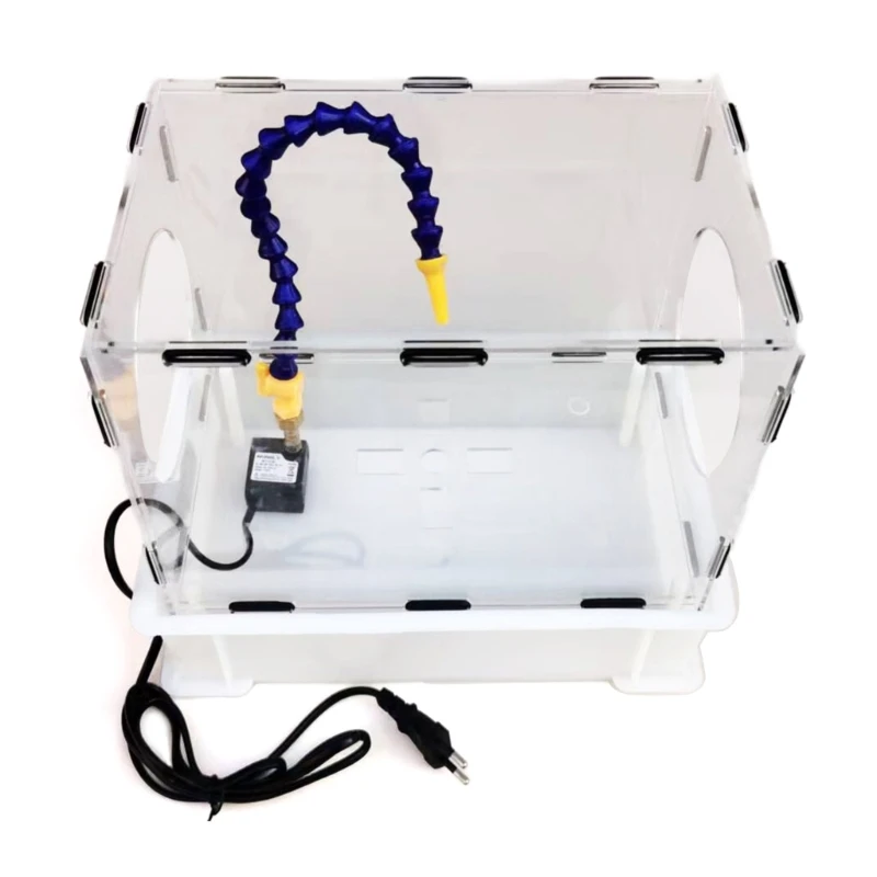 

U55D Portable Dustproof Cover with Water Circulation for Polishing Carving