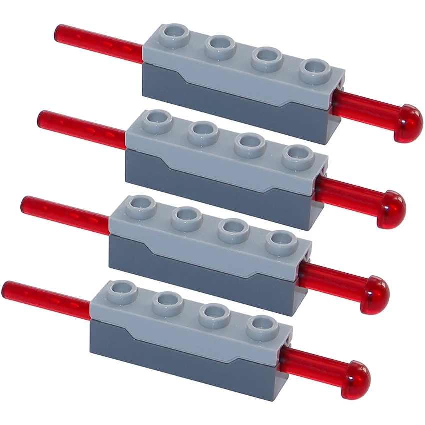 

MOC Building Blocks Technical Launcher Bullet 15301 15302 15303 15400 57028 57029 Spring Emitter Shooter Shooting Toys Bricks