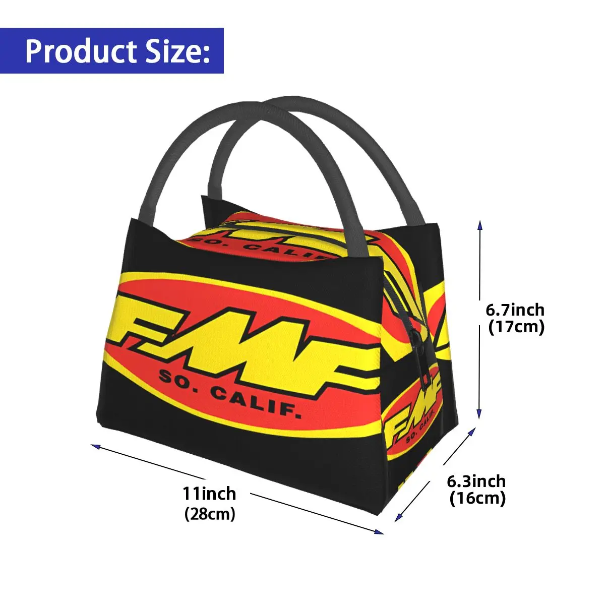 Fmf Racing Exhaust Portable insulation bag for Cooler Thermal Food Office Pinic Container
