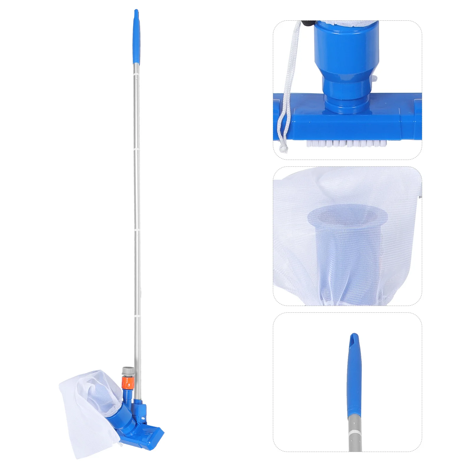 

Pool Vacuum Head Flexible Body Easy Operation Wheel Equipped Leaves Debris Cleaner Summer Tool Pool Vacuum Head