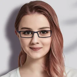Ultra-Light TR90 Women Small Square Myopic Glasses Frame Men Repair Face Decorative Frame Optical Glasses Frame