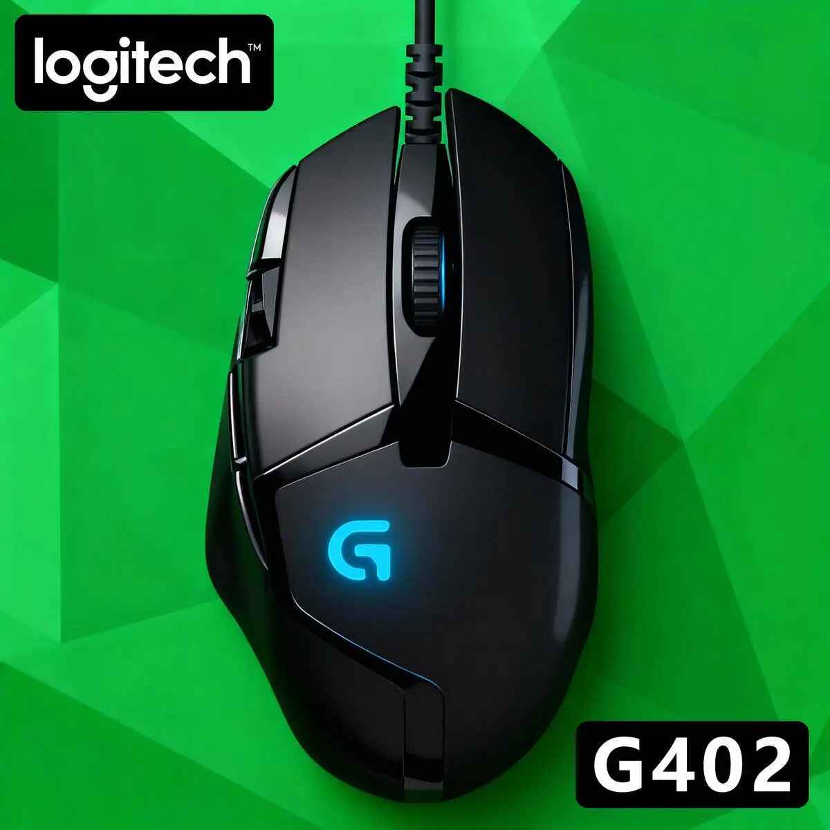

Logitech G402 Wired FPS Gaming Mouse, 4000 DPI, 8 Customizable Buttons, 1ms Report Rate, 500 IPS, Lightweight, Windows
