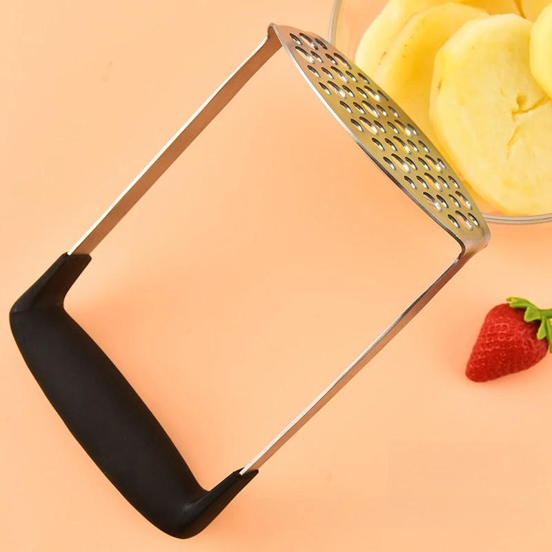 Manual Potato Masher Kitchen Tool Stainless Steel Smasher for Vegetables Fruits