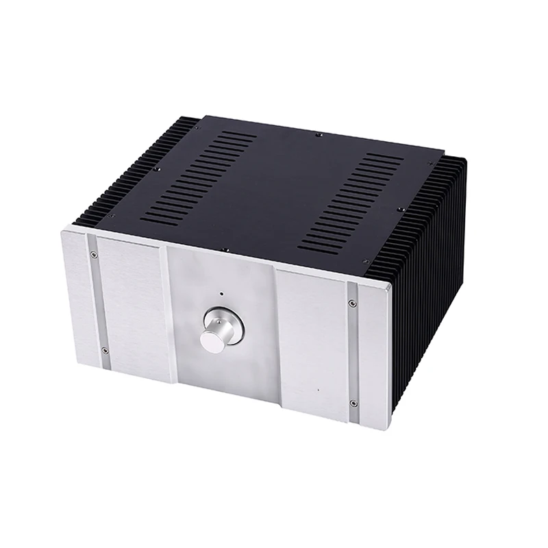 

KYYSLB 315*265*150MM Amplifier Chassis Housing Enclosure DIY Empty Box WA27 All Aluminum Audio Sound Amplifier Case Shell