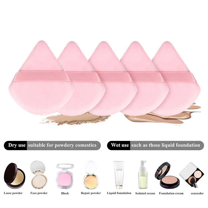 5 sztuk różowych gąbeczek do makijażu - idealny prezent na święta i zestaw upominkowy dla miłośniczek makijażu - miękkie i zapewniające idealne nakładanie