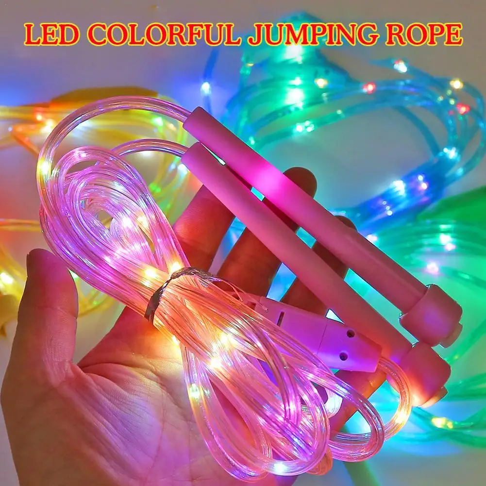 Luminous Jump Rope And Cool LED Glowing Jump Rope For Children Light Up Jumping Rope For Physical Exercise