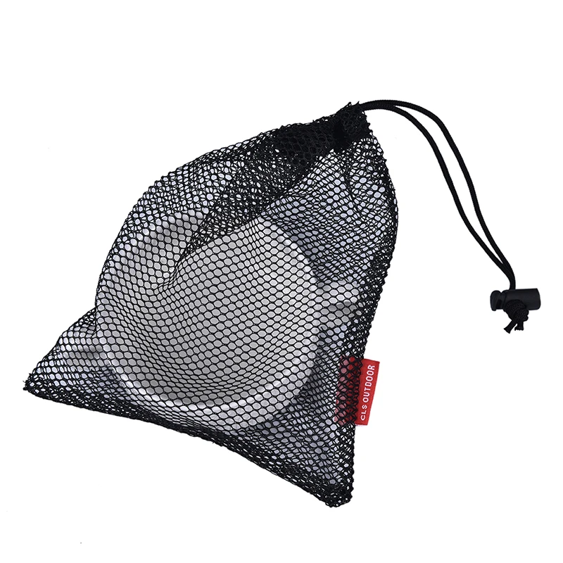 

Nylon Mesh Drawstring Bag for Cutlery Bottle Pot Pan Kettle Mesh Storage Bag