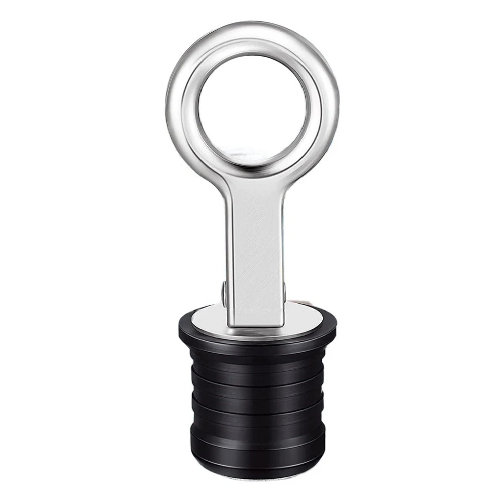 プーシン調整式マリンドレンソケット2532mmステンレス鋼、ゴムシール付き、船尾および船体のライブウェル用途向け