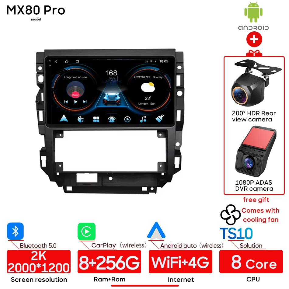 Voor Volkswagen VW Golf 4 Jetta MK4 2002-2008 Android Auto Multimedia Speler Autoradio Stereo Draadloze CarPlay Auto wifi Geen 2din