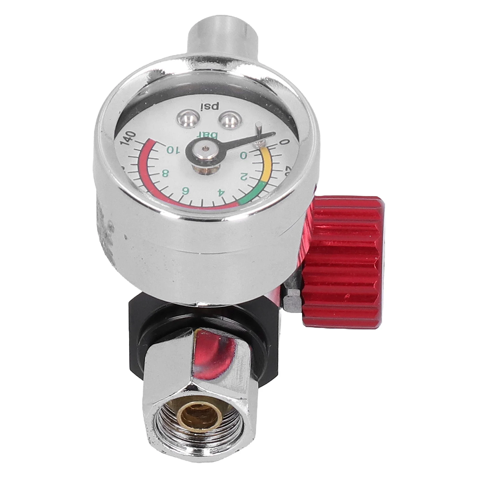 G1/4in Gewinde Spray Farbe Pistole Luftdruck Regler Druck Regulierung Einstellventil Gauge Farbe Sprayer Luft Regler Gauge – Detail 3
