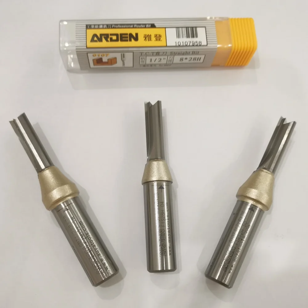 TCT Schaftfräser 2 Flöte 1/2 Schaft Gerade TCT Router Bit Hersteller China