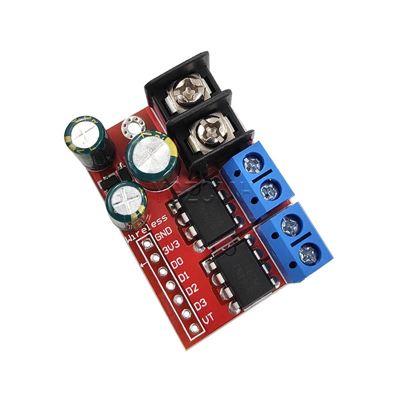 5A Dual-channel H-bridge Motor Drive Dual DC Forward And Reverse PWM Speed Regulation Remote Control Relay Light Bar 5AD