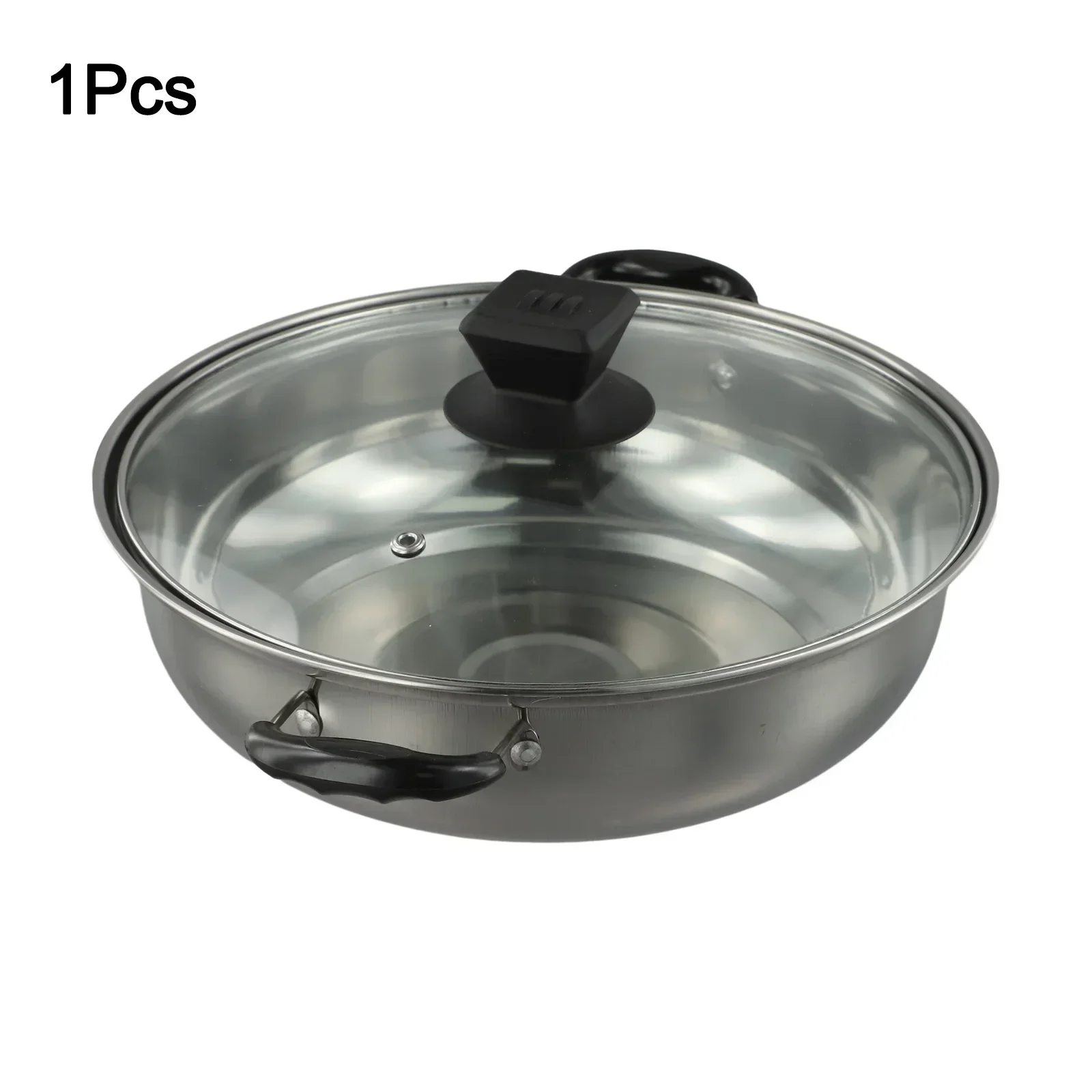 

Dual Handle Pot Stock Pot Perfect For Diners Consistent Cooking Results Easy Monitoring Lid Perfect For Soups Cookware For Soups