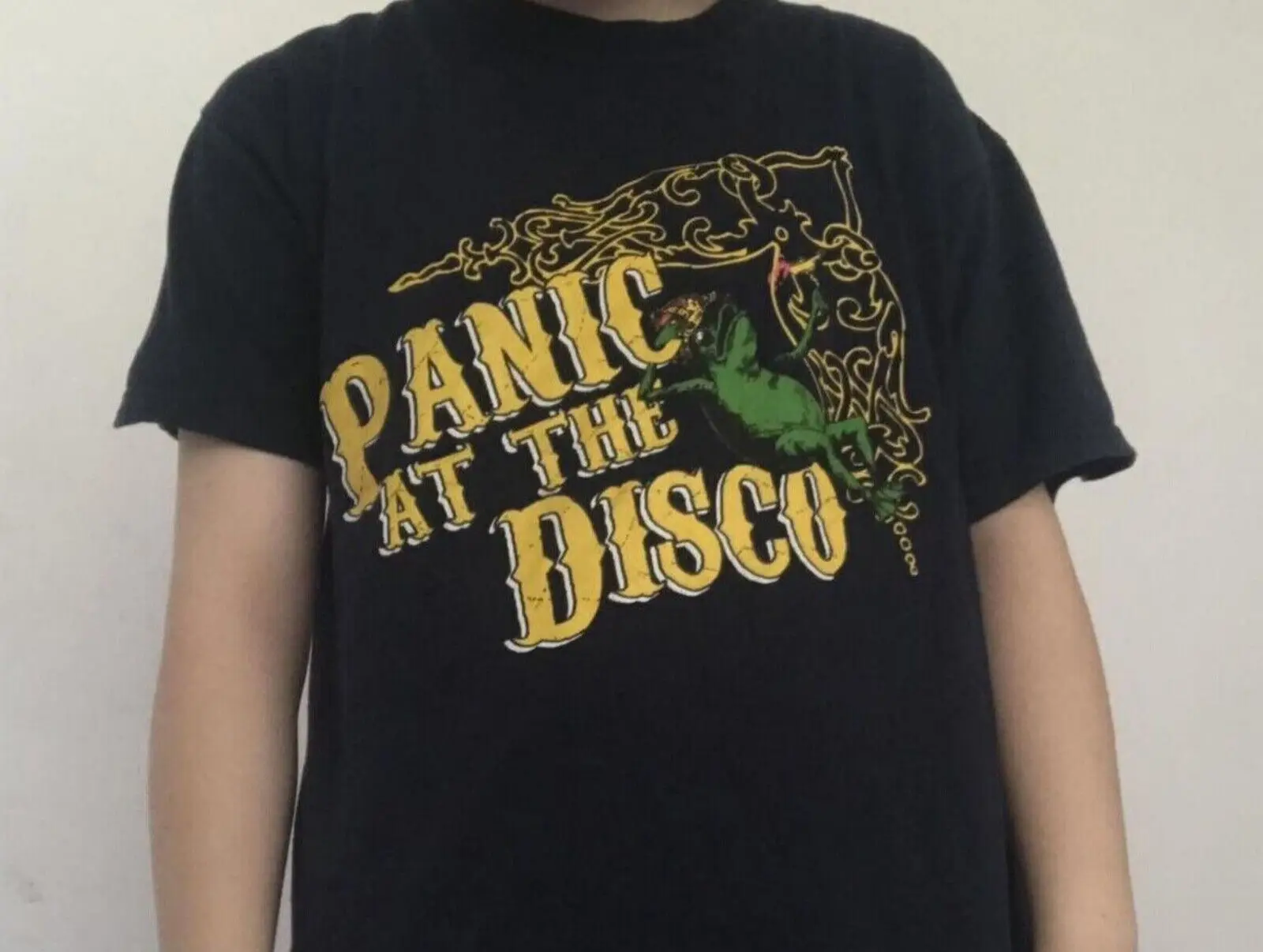 Panic at the disco frog Dark blueBlack Unisex All size Gift Father Shirt