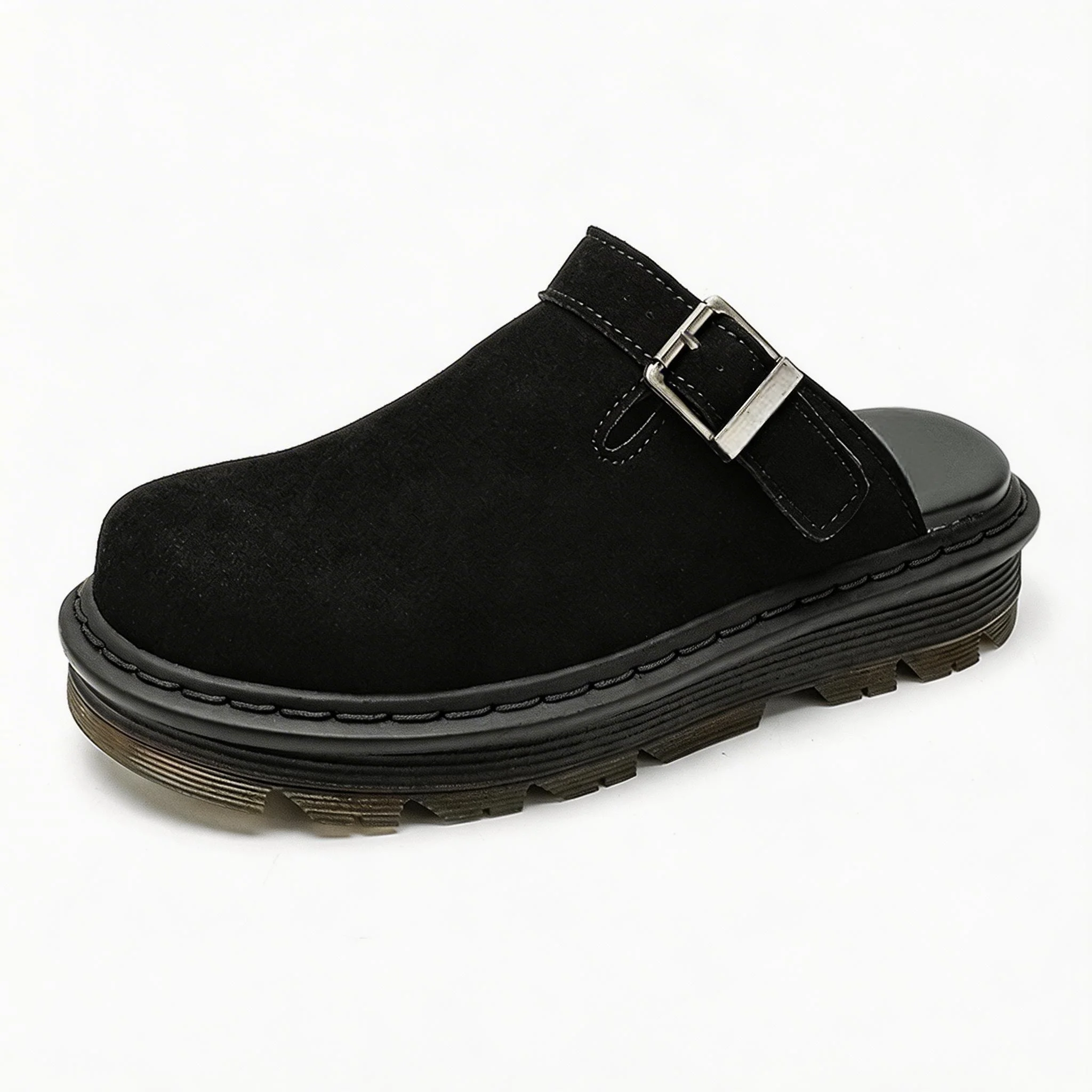 Dames Platform Mules Kurk Zool Unisex Klompen Slippers Watergolfzool Antislip Heren Sandalen Met Voetboogondersteuning - afbeelding 2