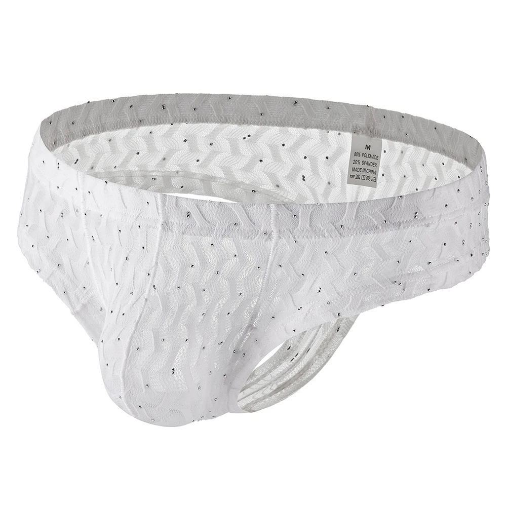 Mens Transparent Low-Waist Breathable Japanese Thongs Pouch Underpants Sexy Accessories Hot Brief Adult Underwear Men's Panties