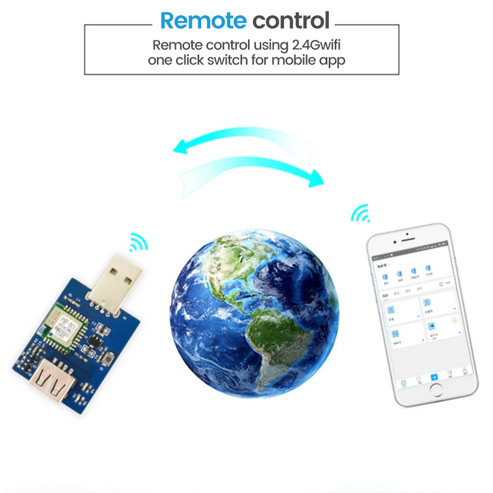 USB DC5V WiFi Switch eWeLink Intelligent Universal Relay Module Wireless Switch Timer Telephone Remote Control Google Home