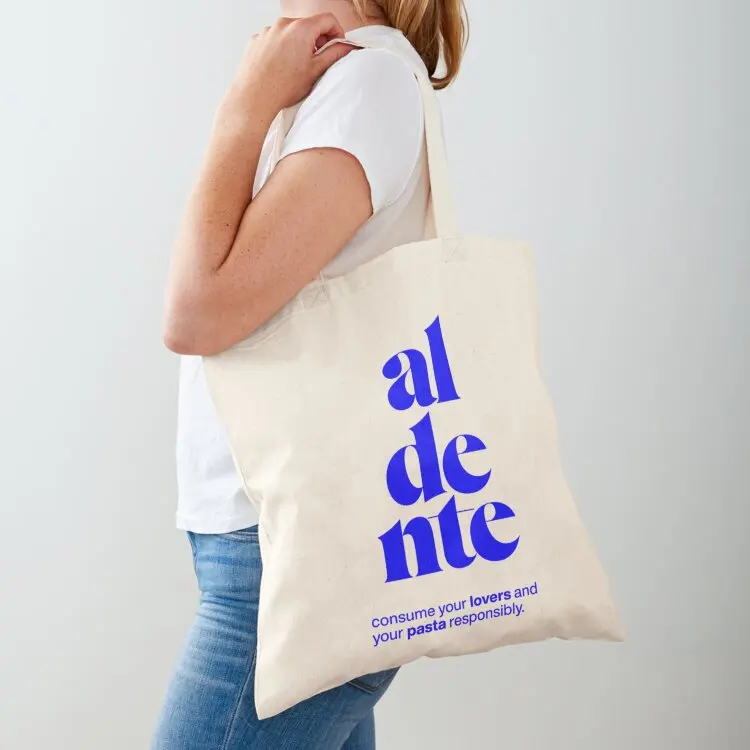 pasta responsibly Tote Bag tote bag women Reusable bags tote bags men Shopping bags