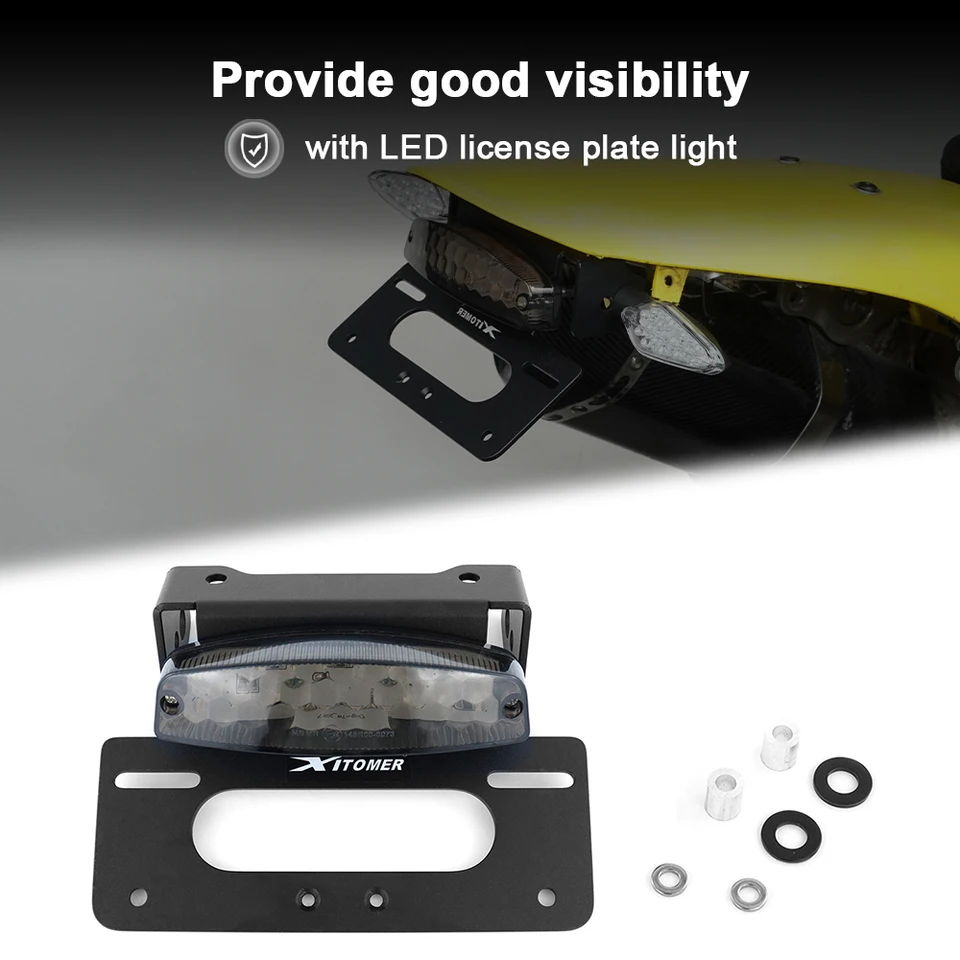 DRZ400S/E License Plate Holder for Suzuki 2005-2024