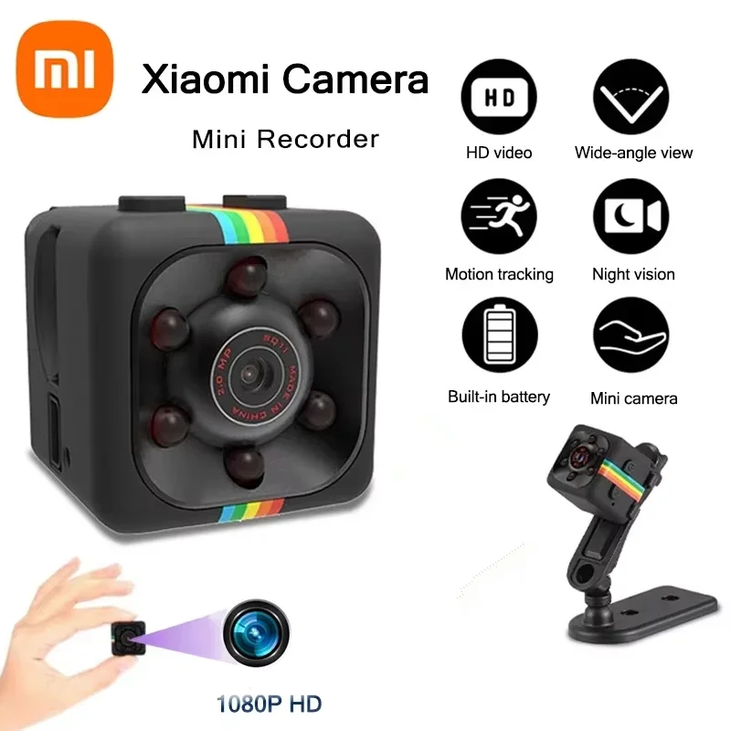 XIAOMI Mini HD Camera 1080P Portable Small Nanny Cam Video Voice Mini DV Recorder Indoor Covert Security Camera For Home Office