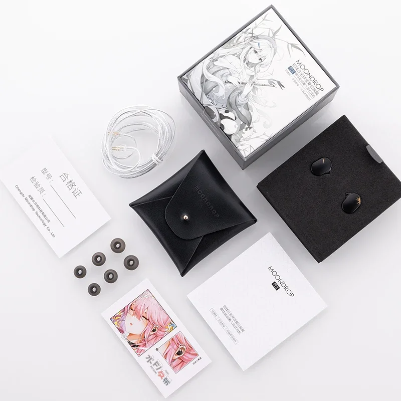 Moondrop Chu II/Chu 2 Leistung dynamischer Treiber Kopfhörer Iems austauschbare Kabel In-Ear-Kopfhörer HiFi-Musik Ohrhörer