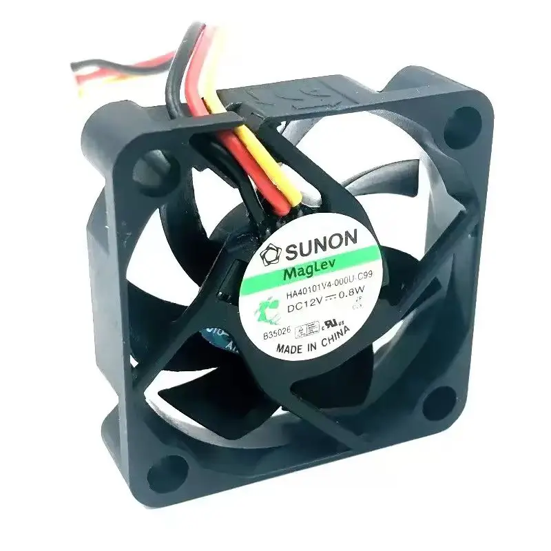 

2pcs Sunon HA40101V4-0000-c99 4010 40MM 4CM 40*40*10 Cooling fan 12V 0.8W 0.06A 3pin Support velocimetry