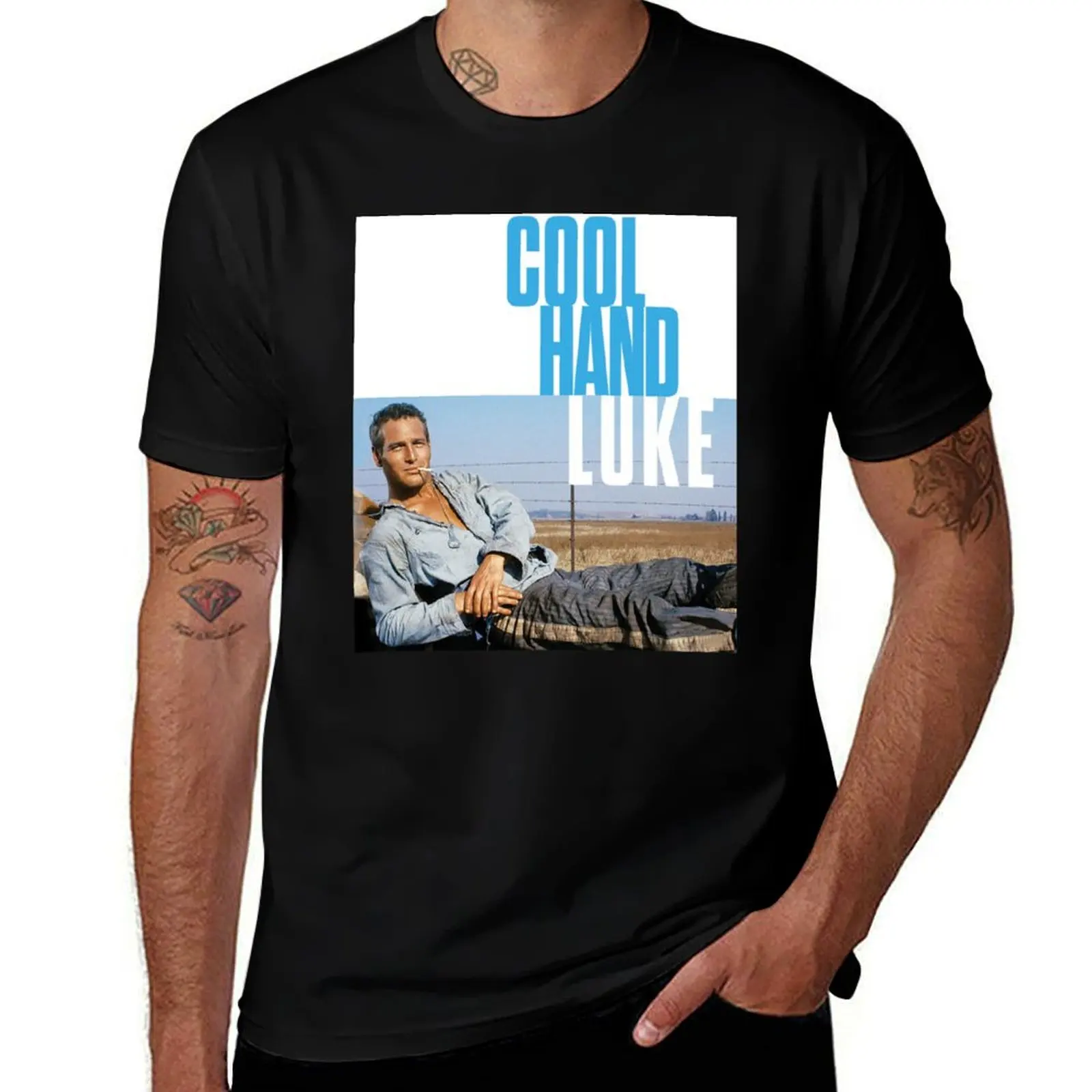 

Cool Hand Luke Stuart Rosenberg vintage T-Shirt customizeds T-shirts man summer tops mens t shirts pack