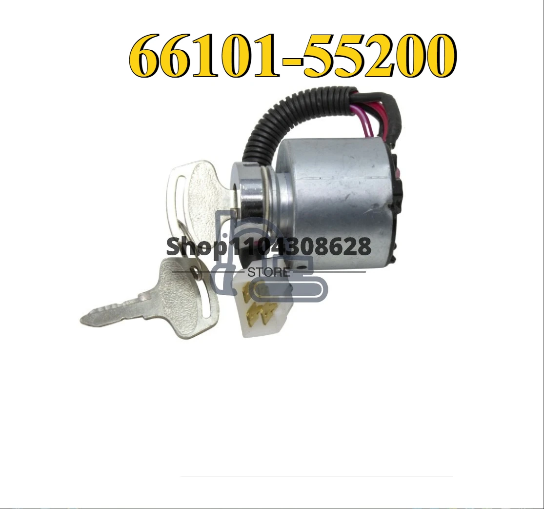 

66101-55200 Ignition Switch With For Kubota Bx1500D Bx1830D Bx2200D Bx2230D Engine 66101-55200