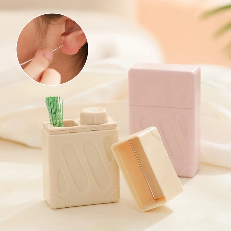 Ear Hole Cleaning Ear Thread Cleaning Anti Clogging And Odor Removal Ultra Fine Ear Cleaning With Mirror Ear Hole Washing Tool