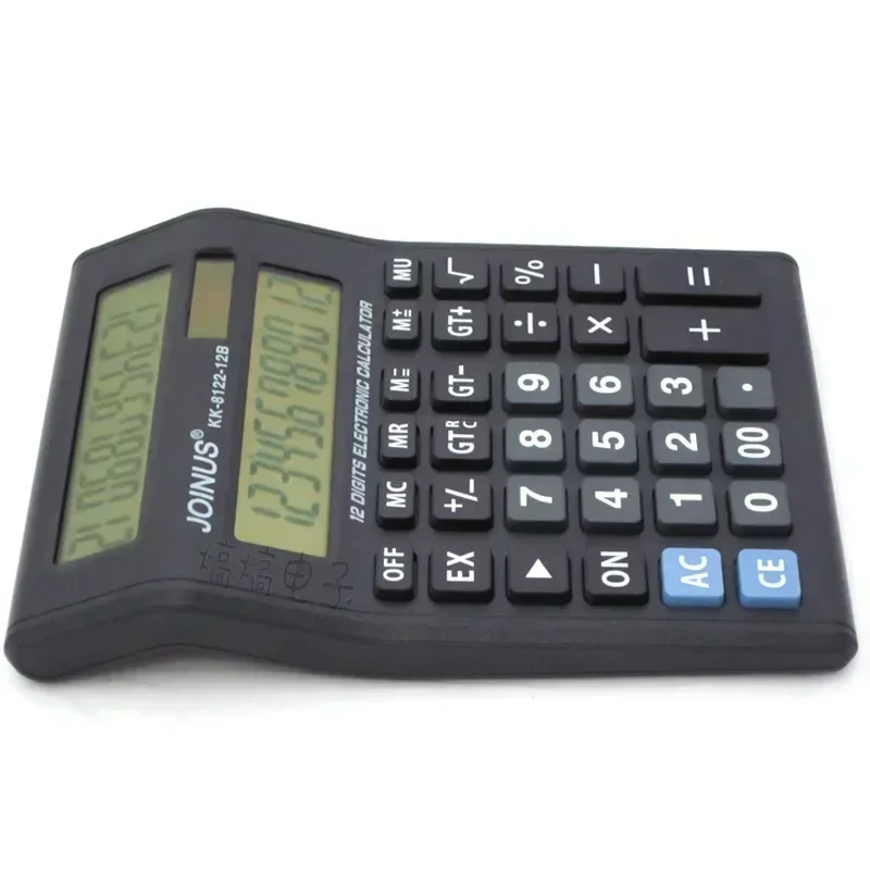 Office Finance Calculator Electronic Solar Computer Business Finance Office Calculator 12-Bit Desktop Accounting Calculator