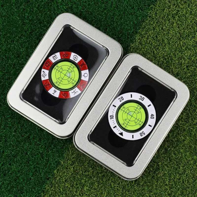 

Putting Green Slope Measurer Universal Level Adjust Balance Level Putter Assist Green Golf Green Reader Ball Position Marker