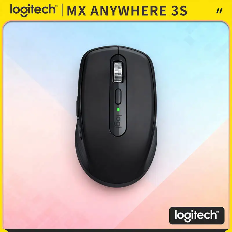 

Компактная мышь Logitech MX Anywhere 3S, эргономичный дизайн, перезаряжаемая, с быстрым прокруткой для портативных ПК Mac
