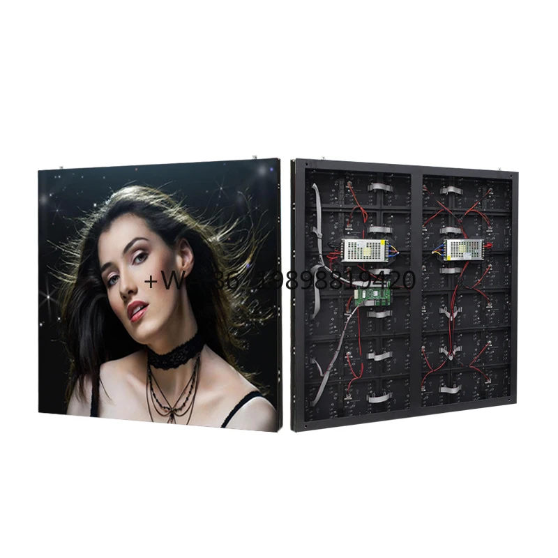 

Advertising Display Screen Video Wall P2.5 P3 P3.076 Iron Box Fixed Digital Signage Displays Indoor 960x960mm LED Panel