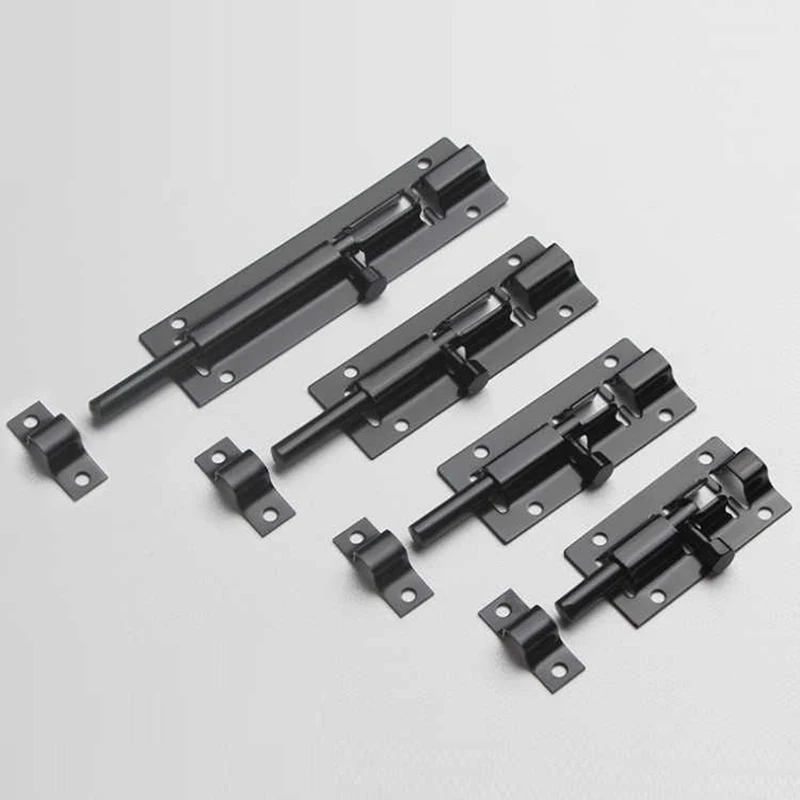 

1PCS Stainless Bolt Door Latch Buckle Old-fashioned Wooden Door Bathroom Door Window Anti-theft Thickened Exposed Bolt Hardware