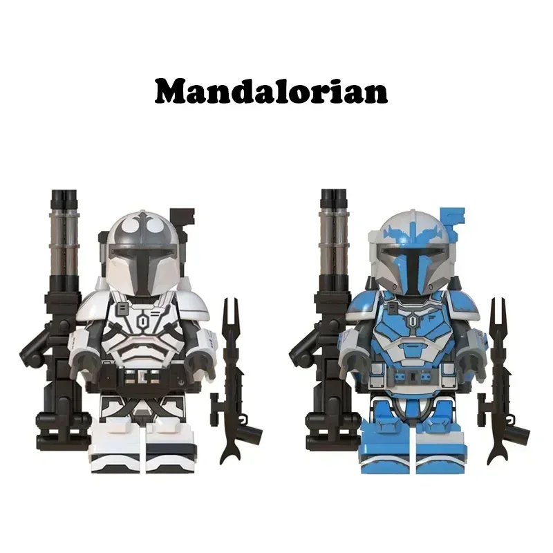 WM6094 Star Wars Mandalorian bloque de construcción Mini Robot figura juguete ladrillos montaje muñeca bloques de construcción regalo de cumpleaños WM997