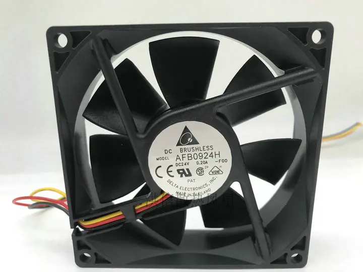 Freight free original Delta AFB0924H - F00 DC24V 0.20A 92 * 25MM frequency converter cooling fan