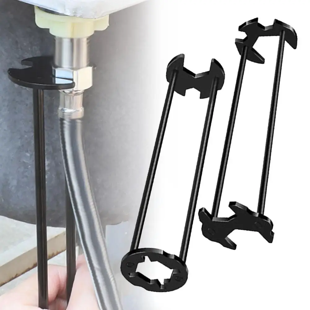 5-in-1 Sink Wrench Multifunctional Carbon Steel Faucet Hose Plumbing Pipe Wrench Bathroom Kitchen Sink Repair Set Hardware Tools