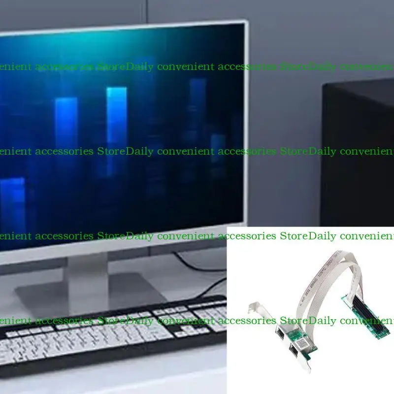 97QB M.2 đến 2 Cổng RJ45 2.5G Gigabit Ethernets Bộ điều hợp 2500Mbps 22x80mm