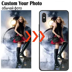 Customized Phone Cases for Xiaomi Mi Max 3 Mix 4 Case DIY Photo Design For Xiaomi Mi Play Mix 3 2 2s Silicone Cover Soft Name