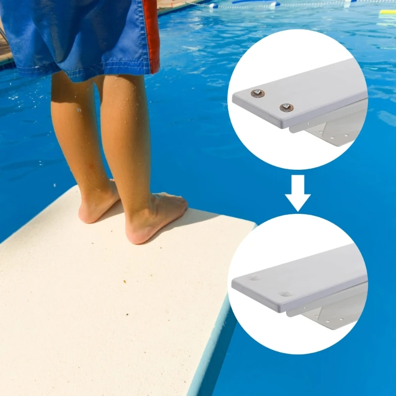 Parafusos montagem da placa mergulho da piscina residencial para renovar placas mergulho envelhecimento