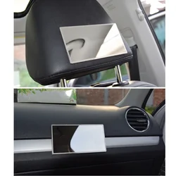 Self-Adhesive Makeup Mirror Car Makeup Mirror Sun Visors Stainless Steel Mirror