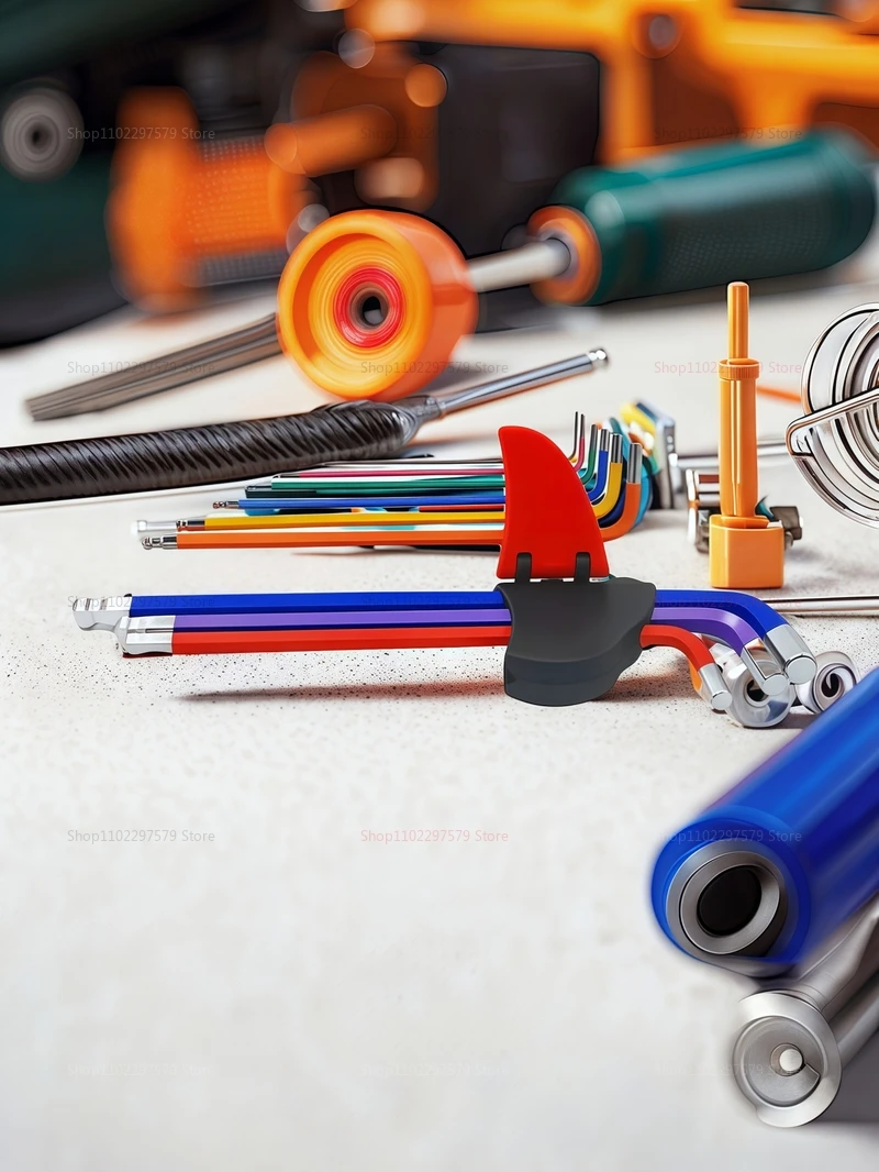 AliExpress OEING 9 Pack Color Coded Double-Headed Hexagon Socket Wrenches Long Arm Bicycle Repair Mechanical Tool Set