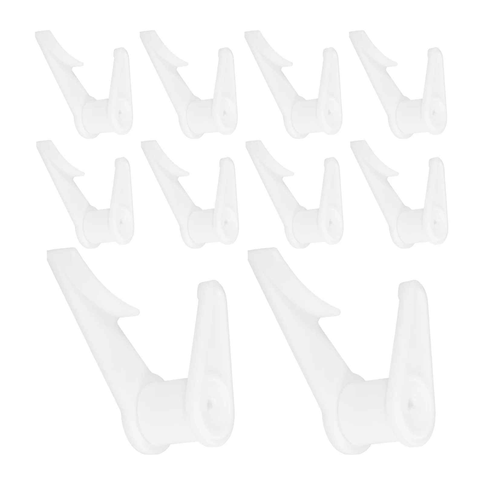 

10pcs Lampshade Holder Clip Flush Mount Light Shade Fixed Buckle Lighting Parts Accessories White Color LED Bulb Tube