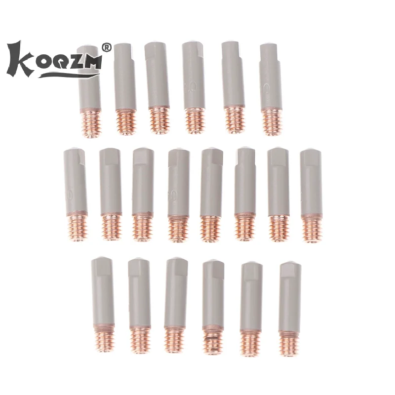 

2Pcs/Set 15AK Welding Contact Tips New Coating Protect 25mm M6 Gas Nozzle Tip 0.8mm-1mm MIG Welding Torche Welding Tool Parts