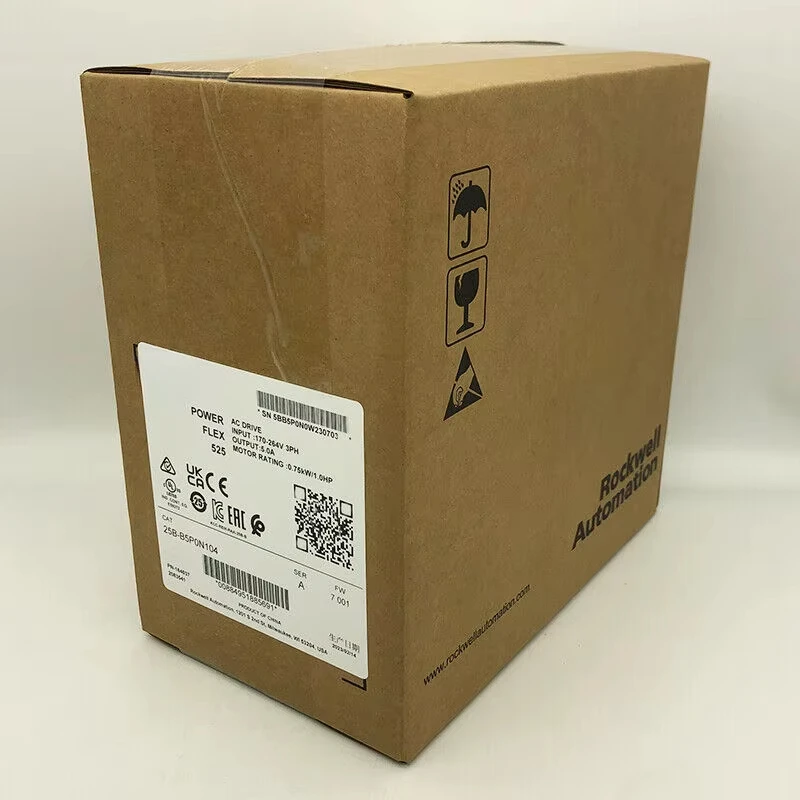 25B-B5P0N104 New Original  525 0.75KW(1HP) AC Drive 25BB5P0N104 AB