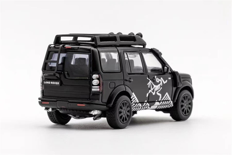 GCD 1/64 Discovery 4 Matte Black latte limited 600pcs Collection die cast alloy car model decoration gift