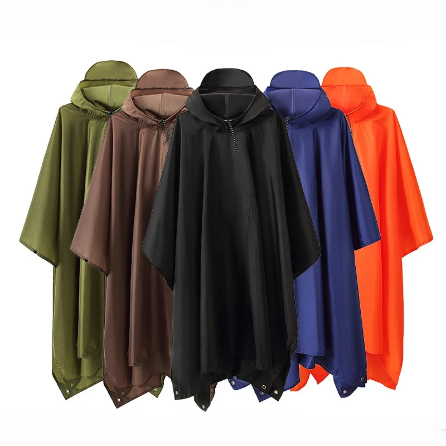 3 In 1 Outdoor Military Waterproof Raincoat Rain Coat Men Raincoat Women Awning From The Rain Motorcycle Rain Poncho Picnic Mat