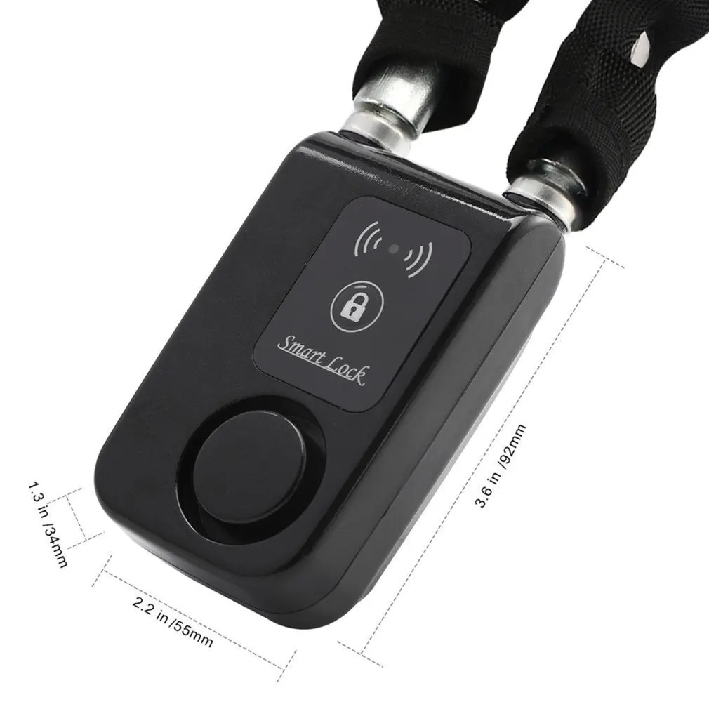 Hot Smart Lock Scooter Own Electric Vehicle Anti-theft Alarm Password Lock Intelligent Wireless Keyless Glass Door Chain Lock