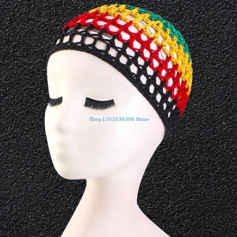 400A Crocheted Hat for Lady Handwoven Handwoven Head Ornament for Party Prom