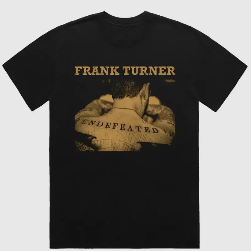 Frank Turner 'Undefeated' Album Heavy Cotton T Shirt